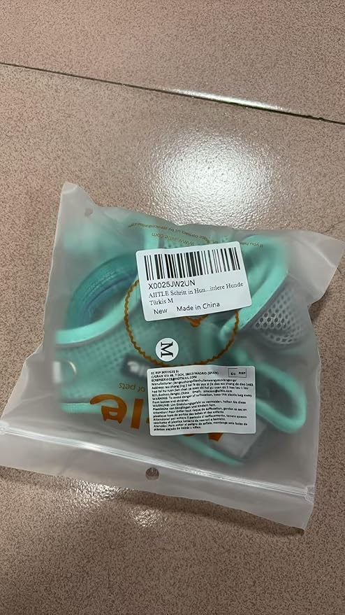 AIITLE Step in Dog Harness and Leash Set - Spring No Pull Escape Proof Vest Harnesses with Soft Mesh and Reflective Bands, Adjustable Pet Outdoor Harnesses for Small and Medium Dogs Turquoise M