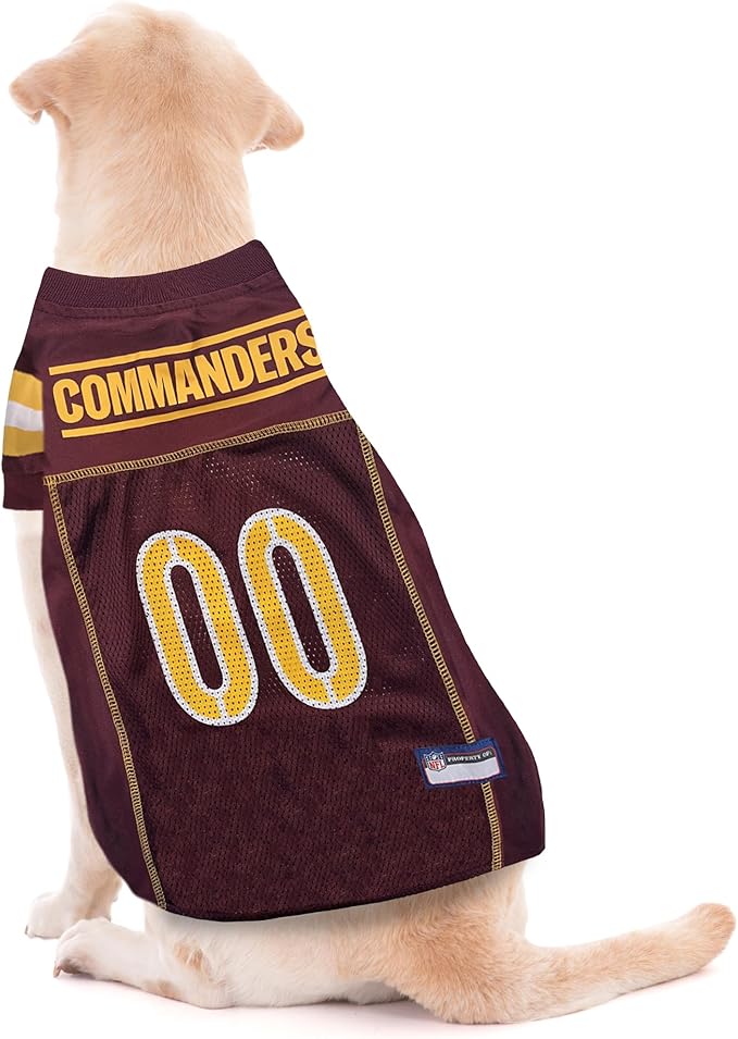 NFL Washington Commanders Dog Jersey - Medium. Best Football Jersey Costume for Pets