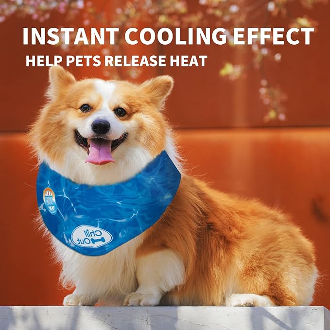 ALL FOR PAWS Chill Out Ice Bandana, Small