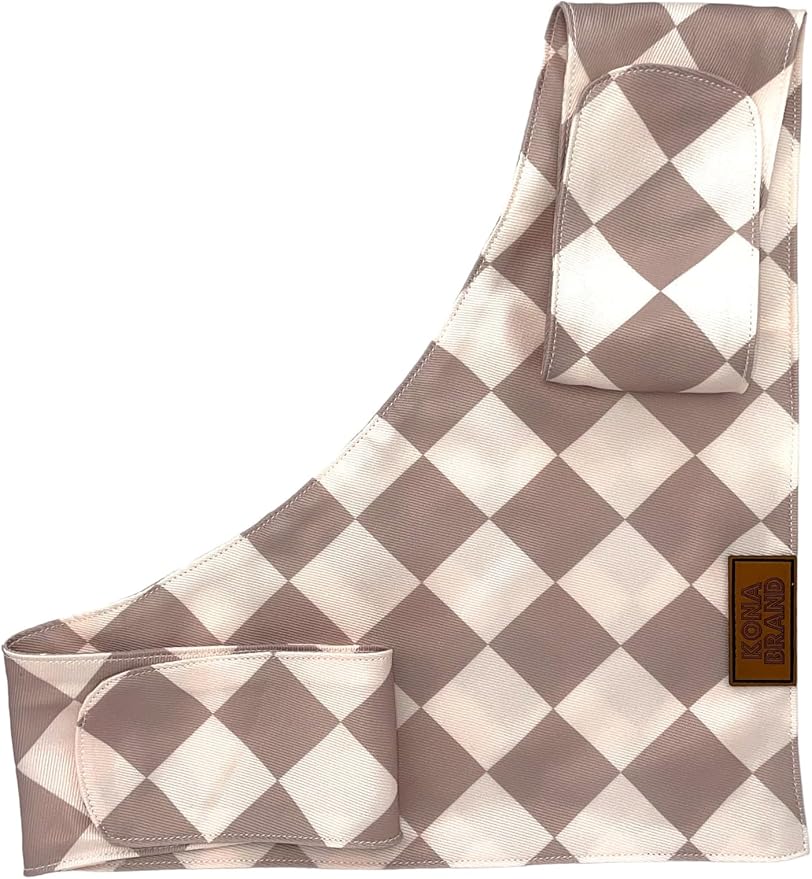 KonaBrandCo- Premium Handmade Dog Bandana | Dual Layered Silky Durable Polyester Fabric | Adjustable Fit Custom Shape- Won't Roll (Medium, CALVIN)