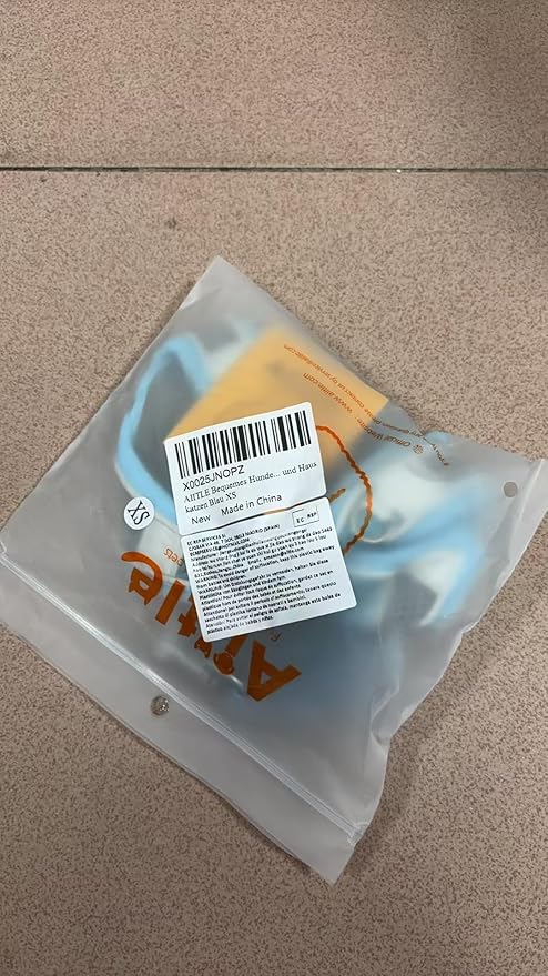 AIITLE Comfortable Dog Harness and Leash Set for Walking - Spring Step in Vest Harness,Reflective Bands, Adjustable No Pull Puppy Essentials, for Small Dogs and House Cats Blue XS