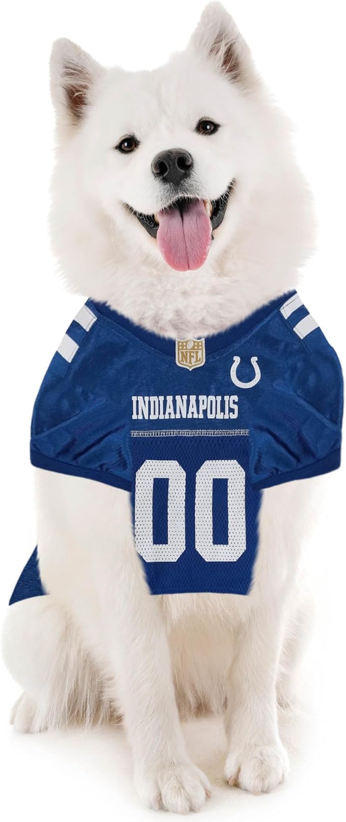 Pets First NFL Indianapolis Colts Dog Jersey, Size XX-Large - Best Football Costume for Dogs & Cats - Licensed Shirt