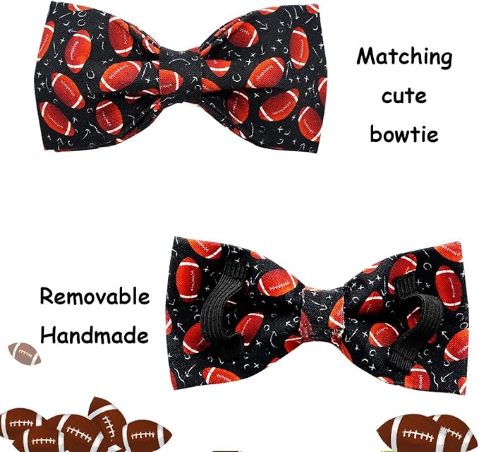 Lionheart Glory Dog Collar Bowtie - Adjustable Cotton Bow for Medium Dogs