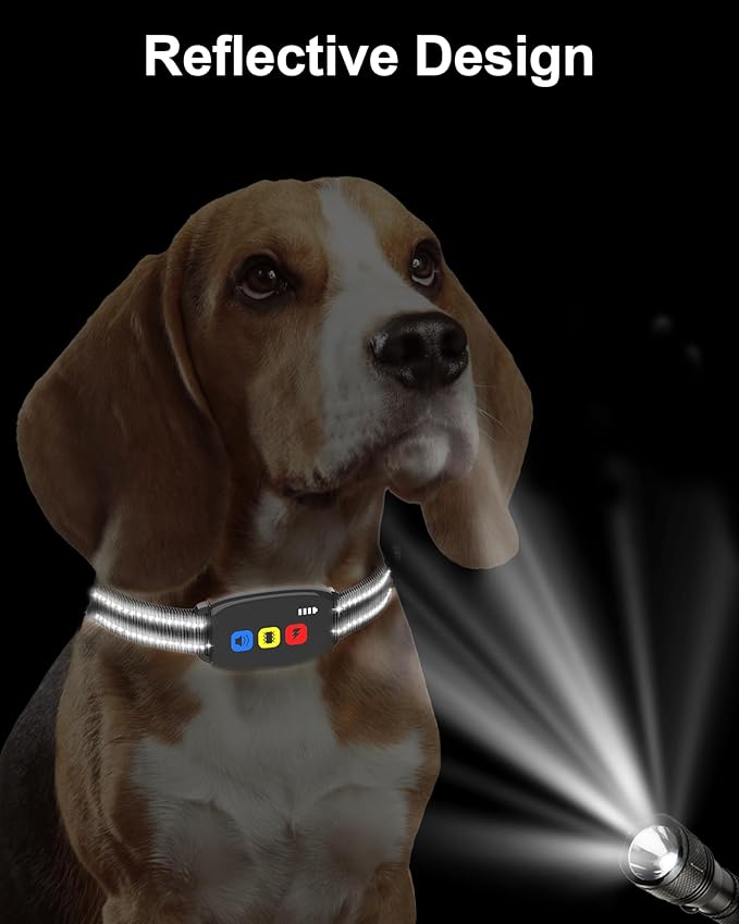 Dog Collar Replacement Strap for Shock, Bark & Training Collars - Adjustable Reflective Nylon Strap, Durable E-Collar Band Compatible with Most Training Receivers (Fits Small, Medium, Large Dogs)