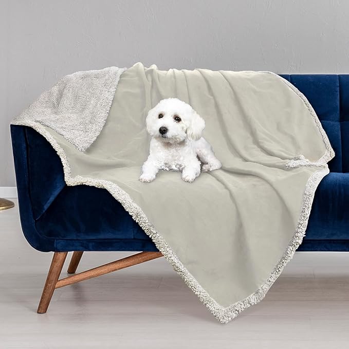 Kritter Planet Waterproof Sofa Blanket for Dogs, Pee Proof Reversible Couch Cover, Liquid Proof Furniture Protector, Washable, Hair Resistant, Stain Proof