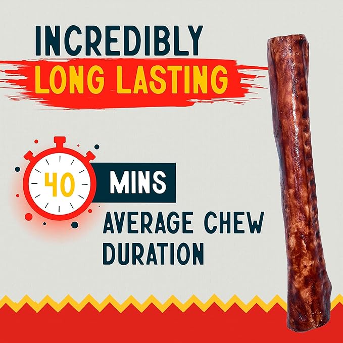 Canine Chews 8-9" Beef Basted Rawhide Rolls, Raw Hide Bones for Large Dogs, Dog Bones Large Breed, Durable, Long-Lasting, Medium & Large Breeds, 25pk