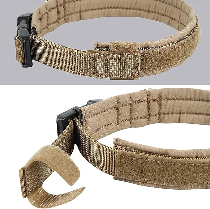 EXCELLENT ELITE SPANKER Nylon Puppy Dog Collar Adjustable Soft Padded Collar Heavy Duty Quick-Release Buckle Lightweight No-Choke for Small Medium Dogs(COB,XS)