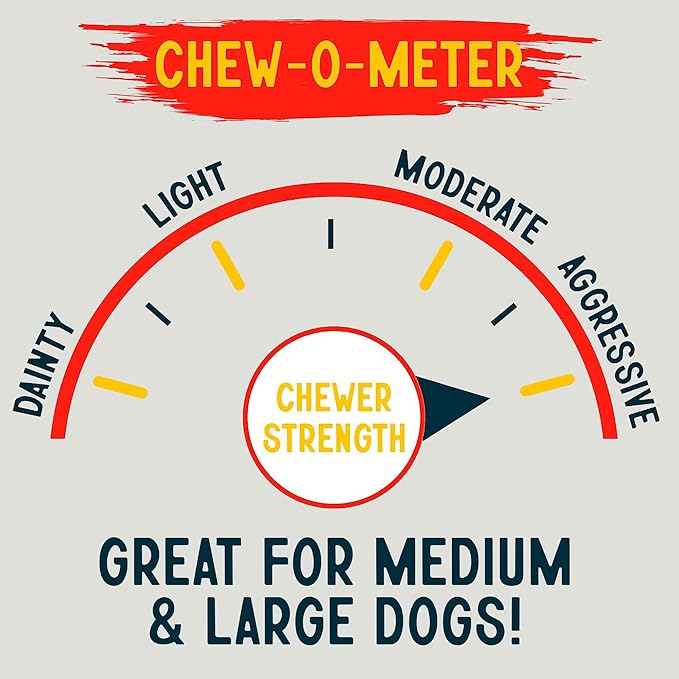 Canine Chews 8-9" Beef Basted Rawhide Rolls, Raw Hide Bones for Large Dogs, Dog Bones Large Breed, Durable, Long-Lasting, Medium & Large Breeds, 25pk