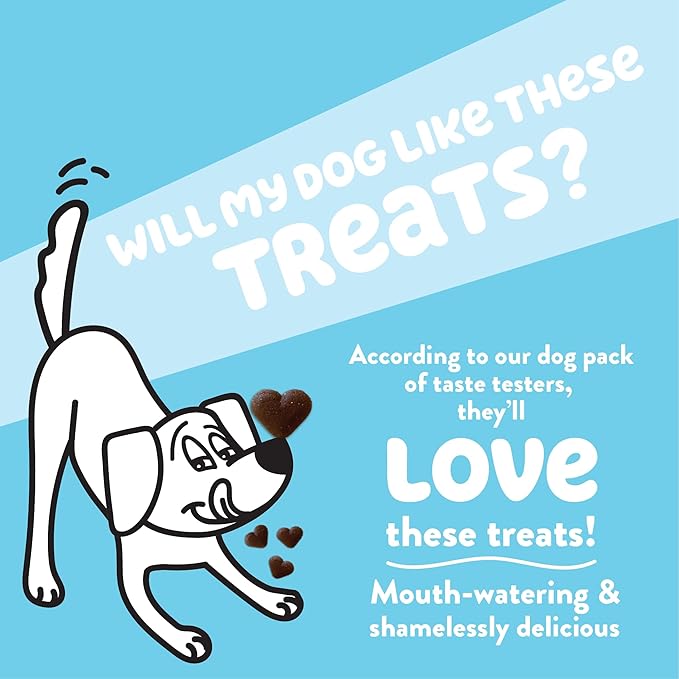 SHAMELESS PETS Natural Grain Free Dog Treats | Made in The USA from Upcycled Food Ingredients (Apple)