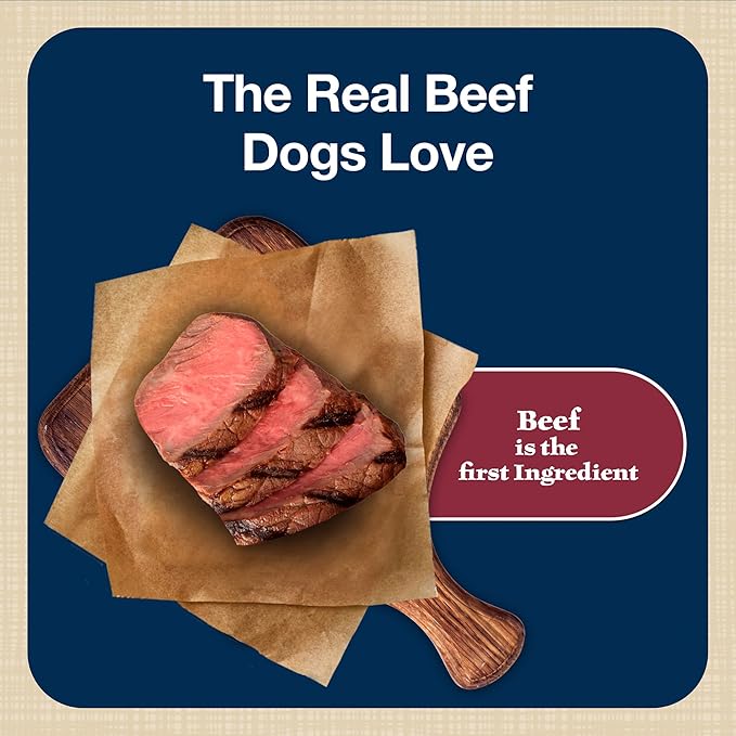Blue Buffalo Bits Soft Dog Treats for Training, Made With Natural Ingredients & Enhanced with DHA, Beef Recipe, 11-oz Bag