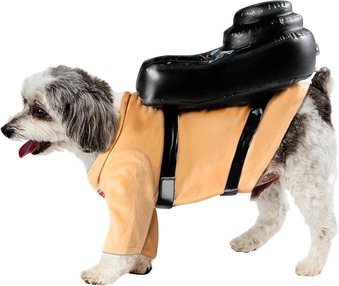 Rubies Ghostbusters Movie Pet Costume Jumpsuit, Large for Themed Parties and Halloween