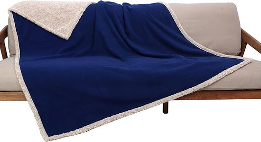 Kritter Planet Waterproof Bed Blanket for Pet, Reversible Sherpa Fleece Protector Couch Cover for Pets, Liquid Proof Furniture Protector for Medium Large Dogs