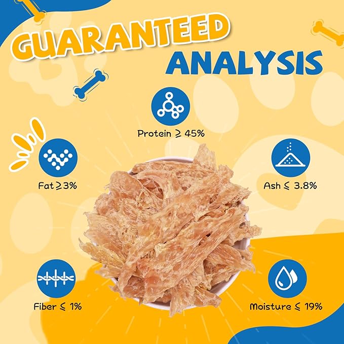 Chicken Jerky Dog Treat,Training Treats for Dogs w/Glucosamine Chondroitin, High Protein, Made with Real Chicken