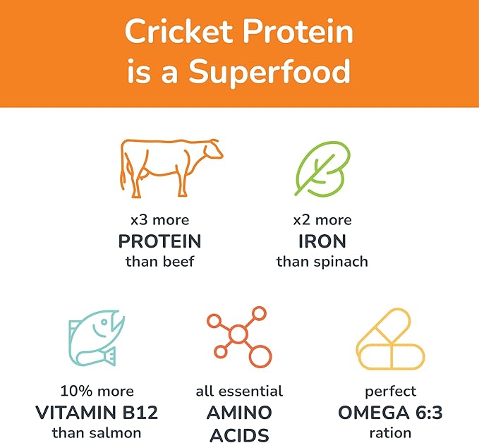 Jiminy's Chewy Cricket Training Treats for Dogs, Low Calorie, Hypoallergenic, Made in USA, 6oz, Pumpkin & Carrot (Pack of 1)