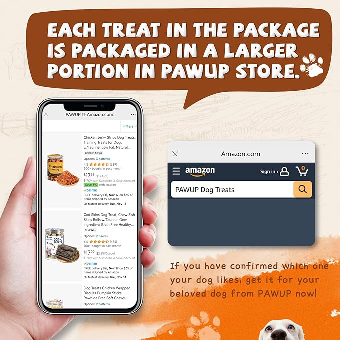 Dog Treats Variety Package, Set of 6 Kinds of Treats, Mix Package-6 Kinds Included-w/Taurine, Bulk Snack for Small Middle Large Dog, 21oz, Package B