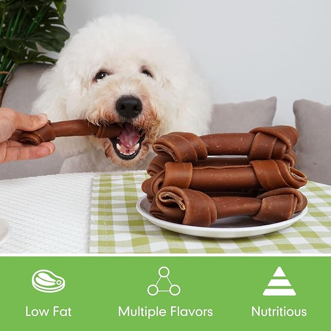 MON2SUN Rawhide Free Dog Treats, Peanut Butter Bones, 5 Inch 12 Count Chews for Small and Medium Dogs, Healthy Bones for Balanced Nutrition (Peanut Butter, 25.4 Ounce -Pack of 1)