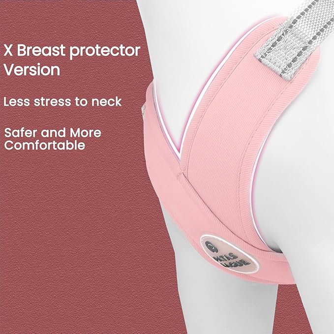 Patas Lague Dog Harness with Leash Set Adjustable Soft Padded Step-in Dog Vest No Choke No Pull Reflective for Medium Pets with Poop Bags and Dispenser, Solid and No-chew, Pink L