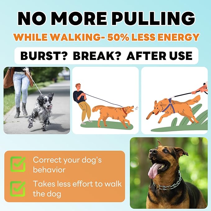 Supet Dog Training Collar, Adjustable No Pull Dog Training Collar with Buckle for Small Medium Large Dogs(Packed with One Extra Links)