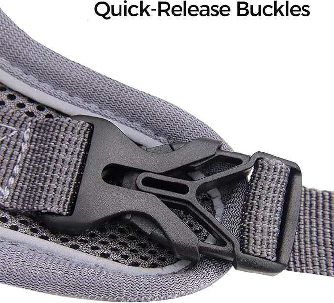 Cat Harness and Leash Set,Escape Proof Adjustable Soft Lightweight Kittens Vest Harnesses with Reflective Strips for Small Medium Large Cats,Walking Travel cat Harness Outdoor