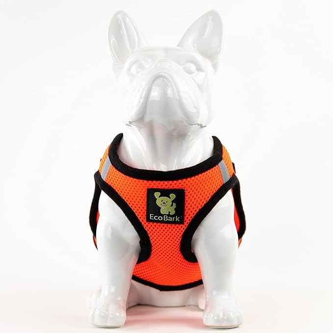 EcoBark Step in Dog Harness Reflective Soft Ultra Padded Mesh Dog Harnesses for XXS, XS, Small, and Medium Dogs Eco-Friendly Comfort Secure Halter No Pull Adjustable Pet Vest