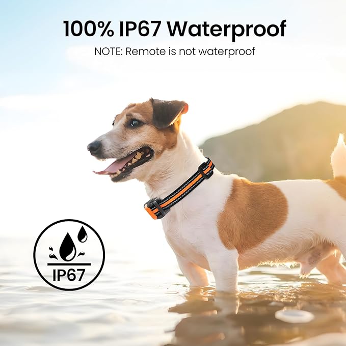 Dog Shock Collar - Dog Training Collar with Remote 1000Ft,Shock Collar for Large Medium Small Dogs 8-120lbs,Pet Collar with Beep,Vibration,Static Stimulation