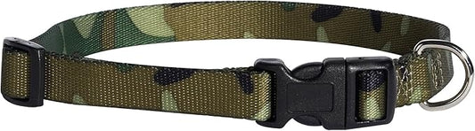 Guardian Gear Nylon Camo Dog Collar, Fits Necks 14" to 20", Green