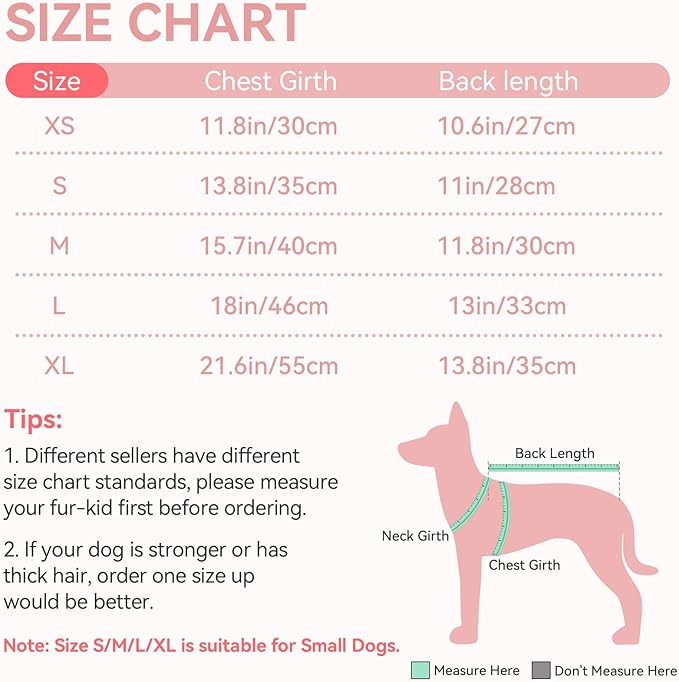 TONY HOBY Female/Male Pet Dog Pajamas Stripes 4 Legged Dog pjs Jumpsuit Soft Cotton Dogs Clothes (L, Orange+White-Girls)