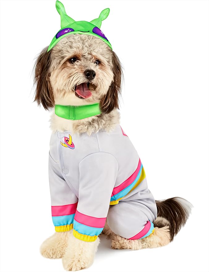 Rubies Alien Fun and Cute Pet Costume Jumpsuit and Hood for Themed Parties and Halloween, X-Large