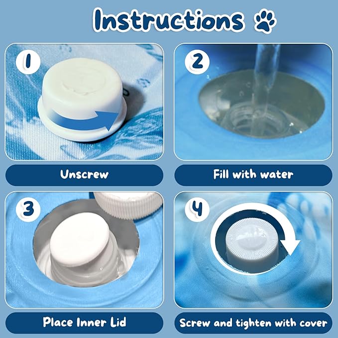 Dog Cooling Mat,Pet Cooling Mat for Dogs and Cats,Easy Washable,Suitable for All Types of Pets,Summer Keep Your Pet Cool (17.7X17.7in)