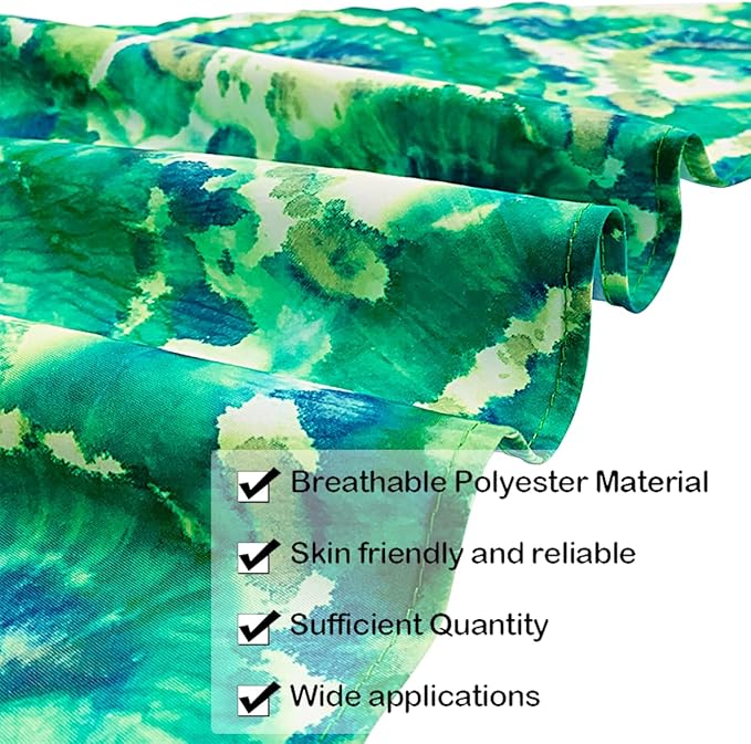 100PCS Dog Bandanas Tie Dye Bulk for Small Medium Breed Dog Big Kerchief Washable Triangle Bibs Head Scarves Scarfs for Boys and Girls Grooming Accessories Costume