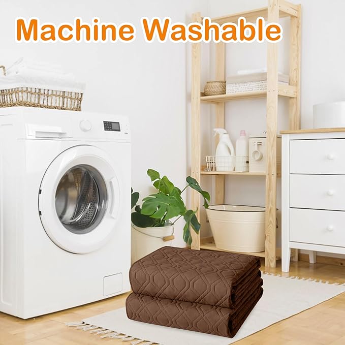 hyha Waterproof Dog Bed Blanket, Soft Pet Blankets, Waterproof Couch Cover for Dogs, Reversible Sofa Covers Washable for Furniture (40x50 Inch, Chocolate/Brown)