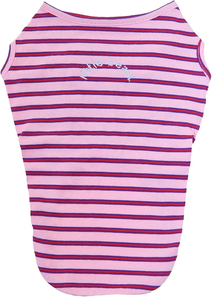 Little Beast Dog Clothes - Pet Clothes for Large, Medium, and for Small Dogs (Dog Shirts Come in Multiple Colors and Styles) - Size: Large Dogs, Pink