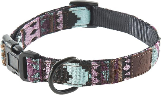 Embark Adventure Dog Collar – Stylish & Durable Nylon Collar for Medium Dogs, Comfortable & Adjustable Pet Collar for Medium Sized Dog with Strong Buckles