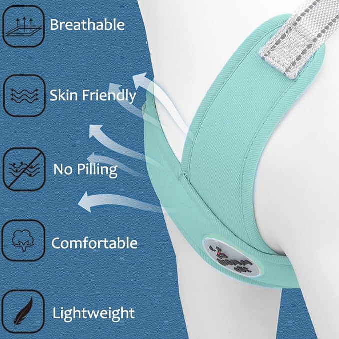 FEimaX Dog Harness Pet X Frame No Pull Step-in Harnesses with Leash Set, Adjustable Reflective Choke Free Puppy with Padded Vest for Small, Medium Dogs and Cats Walking Training