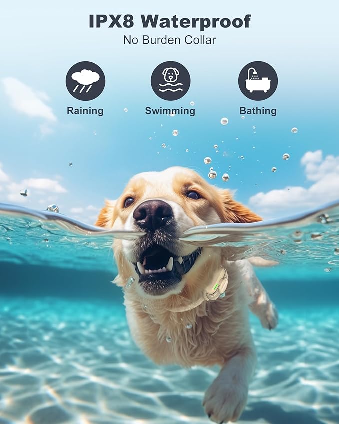 Jugbow Dog Shock Collar - 4200FT Dog Training Collar with Remote for 5-120 lb Large Medium Small Dogs, Rechargeable Waterproof IPX8 E Collars with Beep (1-3) Vibration(1-3) Safe Static(0-99)