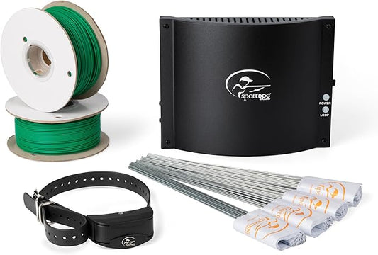 SportDOG Rechargeable In-Ground Fence Systems, Electric Fence for Dogs, Waterproof and Submersible to 25 Ft, from The Parent Company of Invisible Fence Brand