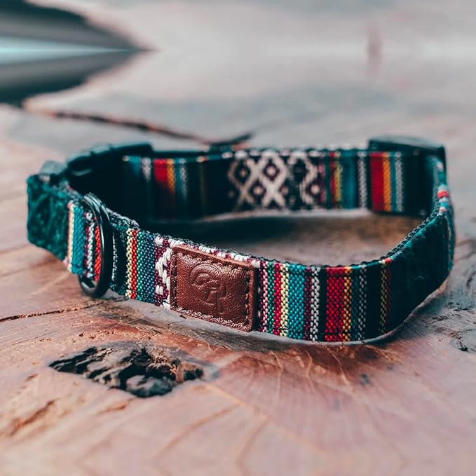 Embark Adventure Dog Collar – Stylish & Durable Nylon Dog Collars for Large Dogs, Comfortable Pet Collar, Collars for Large Breed Dogs with Strong Buckles. Adjustable Big Dog Collars for Large Dogs