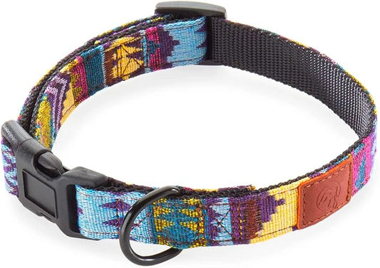 Embark Adventure Dog Collar – Stylish & Durable Nylon Dog Collars for Small Dogs, Comfortable Pet Collar, Small Dog Collars for Male & Female Dogs with Strong Buckles. Adjustable Small Dog Collars