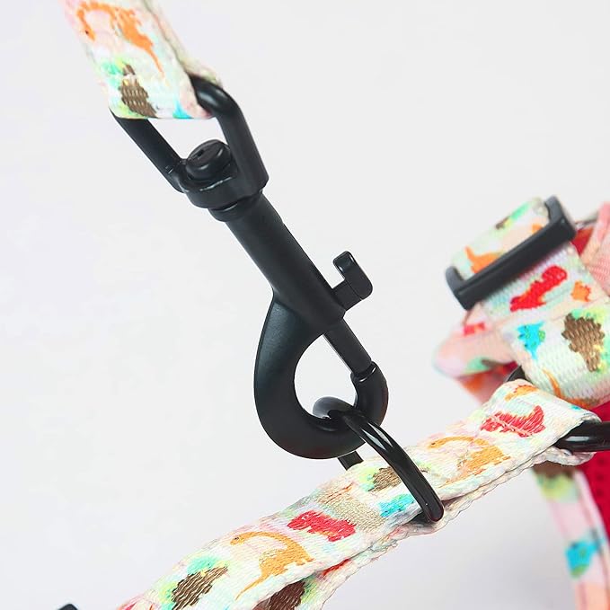 Dog Harness and Leash Set, Adjustable Dog Harness, Dog Leash, No Pull No Choke Puppy Harnesses for Walking Training for Small, Medium, Large Pet