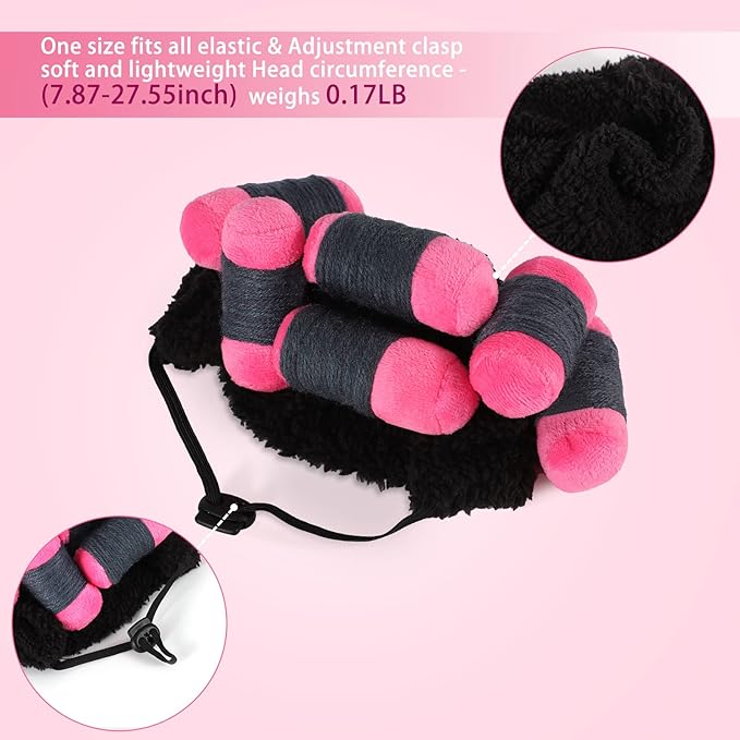 Funny Dog Curler Wig Costume & Glasses - Adjustable, Soft & Warm Pet Wig for Small, Medium & Large Dogs & Cats - Perfect for Halloween, Christmas & Parties (Fits Pet Head Circumference 6-27 Inch)