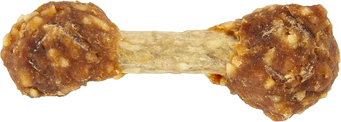 Good ’n’ Fun Chicken Flavored Dumbbells 4 Ounces, Rawhide Snacks for Small Dogs