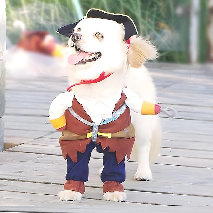 NACOCO Pet Dog Costume Pirates of The Caribbean Style (Large)
