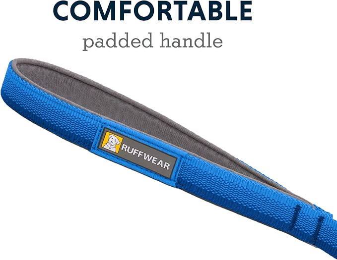 Ruffwear, Front Range Dog Leash, 5 ft Lead with Padded Handle for Everyday Walking, Blue Pool