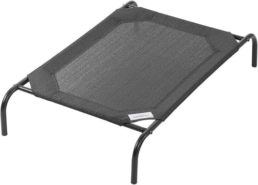Coolaroo The Original Cooling Elevated Dog Bed, Indoor and Outdoor, Medium, Gunmetal