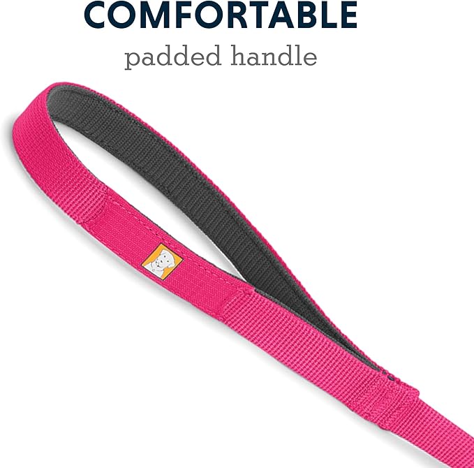 Ruffwear, Front Range Dog Leash, 5 ft Lead with Padded Handle for Everyday Walking, Wildflower