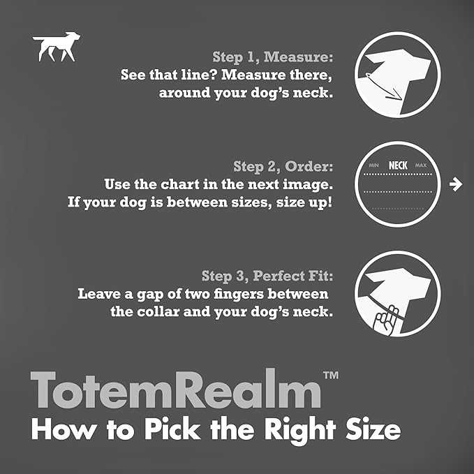 Tuff Pupper Premium Adjustable Dog Collar for Extra Large Boy & Girl Dogs, Stylish Pattern Collars Designed in USA, Quick Release Buckle, TotemRealm Print, XL (1.25 Inch Wide x 20-30 Inch Neck)