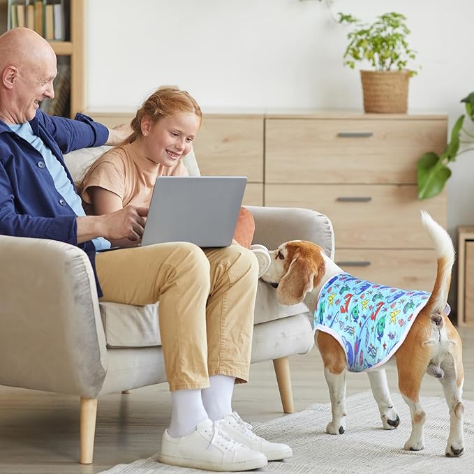 Paterr 25 Pcs Dog Shirts Printed Puppy Clothes Breathable Cartoon T Shirt for Dog Soft Puppy Clothing Lovely Pet Shirts Outfits for Pet Dogs Cats Summer Party Holiday, 25 Styles (Size: XL)