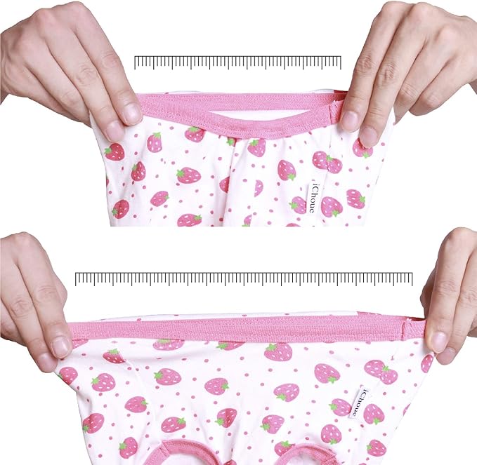 iChoue 3pcs French Bulldog Fruits Pattern Shirts 100% Breathable Cotton Tank Tops Vests Clothes for Frenchie Dogs, Strawberry Donuts Lemon, Large