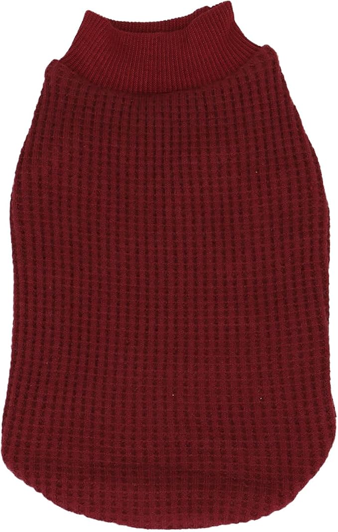 LOPHIPETS Lightweight Dog Sweaters for Puppy Small Dogs Puppy Chihuahua Yorkie Clothes-Red/M