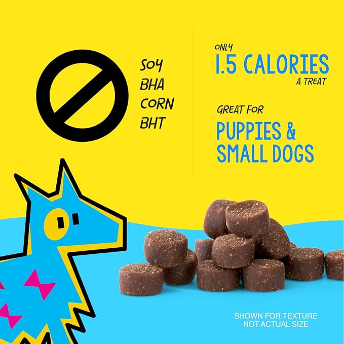 Crazy Dog Mini Train-Me! Training Treats 10 oz. Pouch, Chicken Flavor, with 500 Treats per Bag, Recommended by Dog Trainers